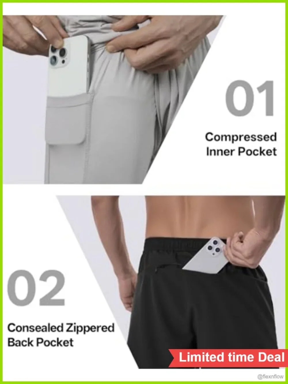 Men's 2-in-1 Running Shorts 5